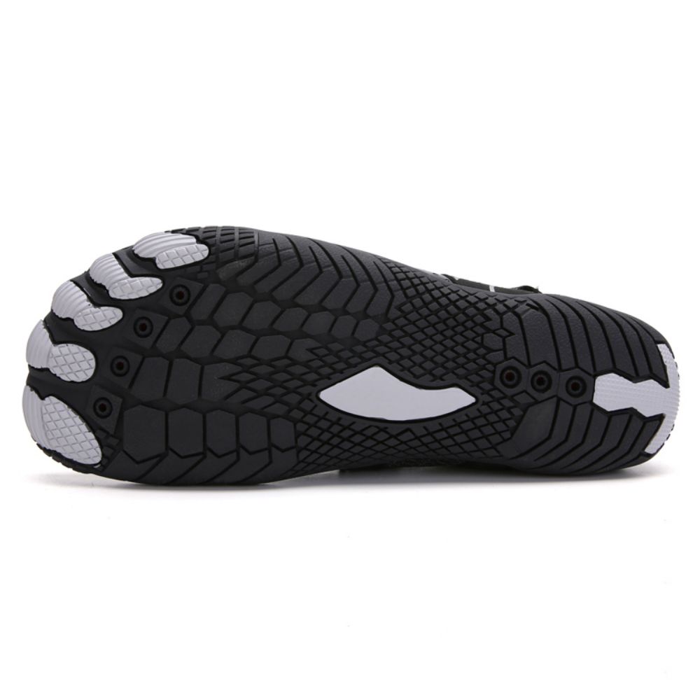 Men Women Water Shoes Barefoot Quick Dry Aqua Sports Shoes - Black Size EU38 = US5 5