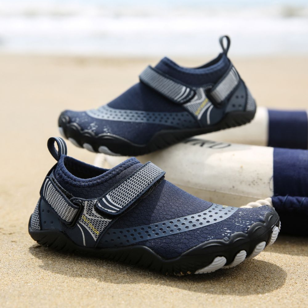 Kids Water Shoes Barefoot Quick Dry Aqua Sports Shoes Boys Girls - Blue Size Bigkid US2=EU32 6