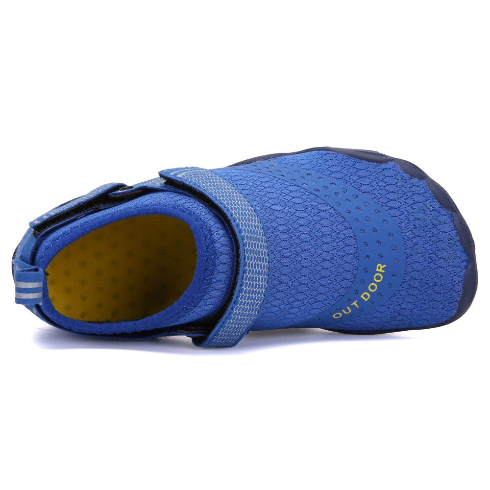 Kids Water Shoes Barefoot Quick Dry Aqua Sports Shoes Boys Girls - Klein Blue Size Bigkid US2=EU32 4