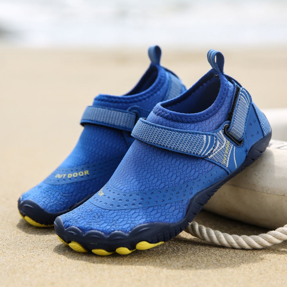 Kids Water Shoes Barefoot Quick Dry Aqua Sports Shoes Boys Girls - Klein Blue Size Bigkid US2=EU32 5