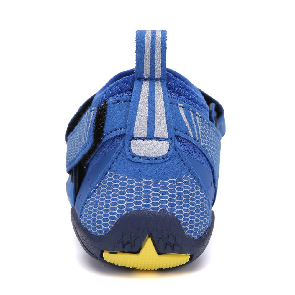 Kids Water Shoes Barefoot Quick Dry Aqua Sports Shoes Boys Girls - Klein Blue Size Bigkid US3 = EU34 3