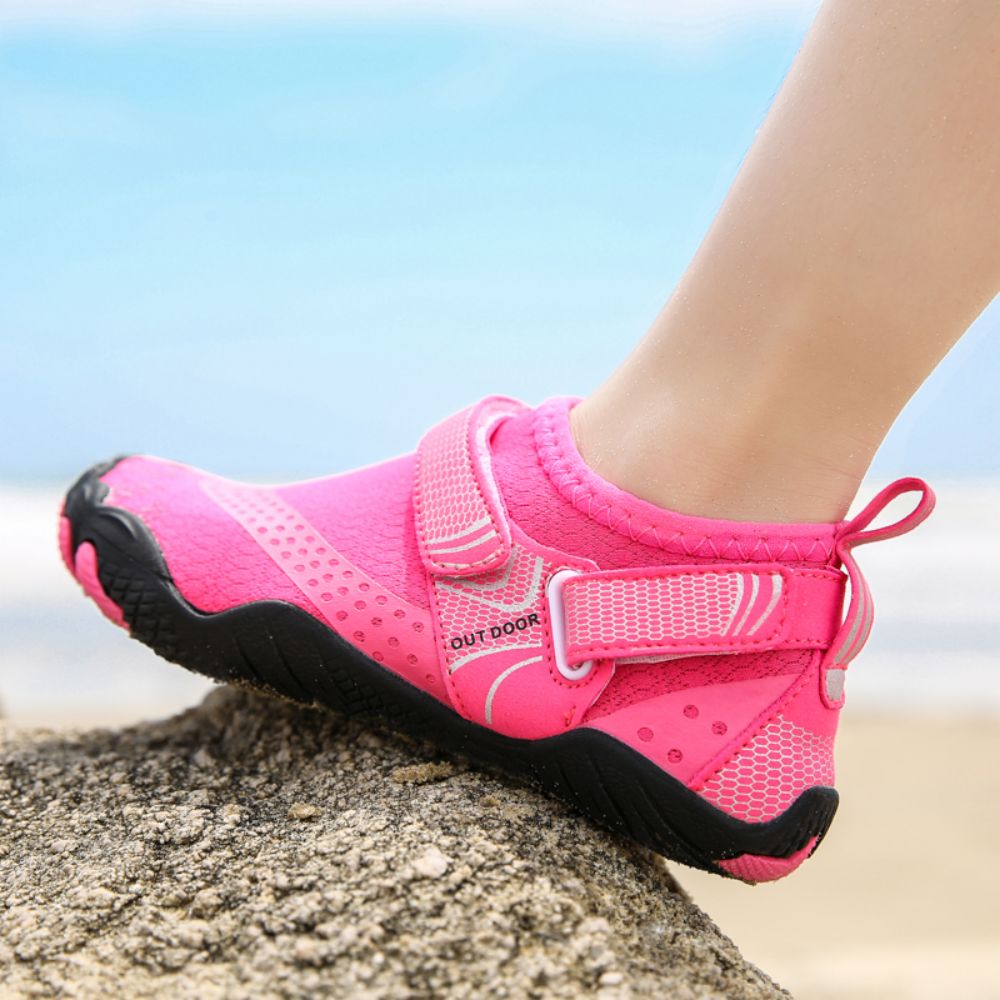 Kids Water Shoes Barefoot Quick Dry Aqua Sports Shoes Boys Girls - Pink Size Bigkid US4 = EU36 7