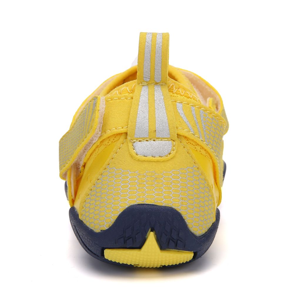 Kids Water Shoes Barefoot Quick Dry Aqua Sports Shoes Boys Girls - Yellow Size Bigkid US4 = EU36 3