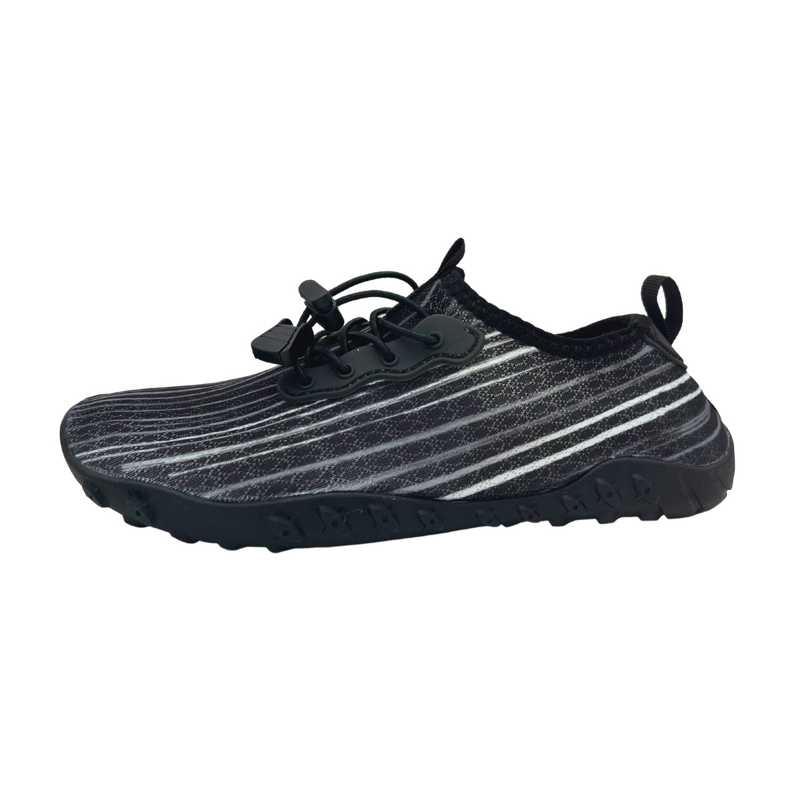 Water Shoes for Men and Women Soft Breathable Slip-on Aqua Shoes Aqua Socks for Swim Beach Pool Surf Yoga (Black Size US 8.5) 8
