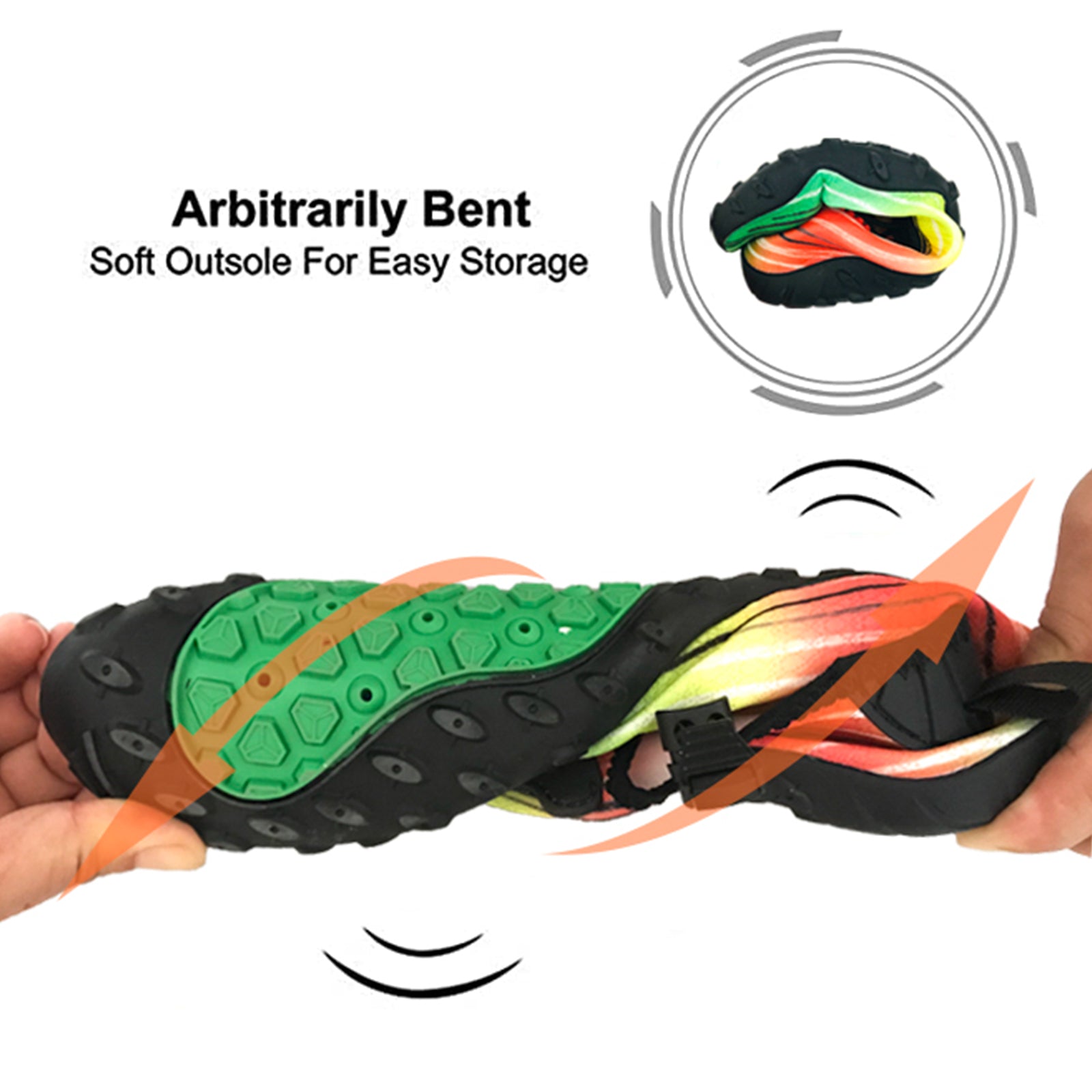 Water Shoes for Men and Women Soft Breathable Slip-on Aqua Shoes Aqua Socks for Swim Beach Pool Surf Yoga (Green Size US 9.5) 6