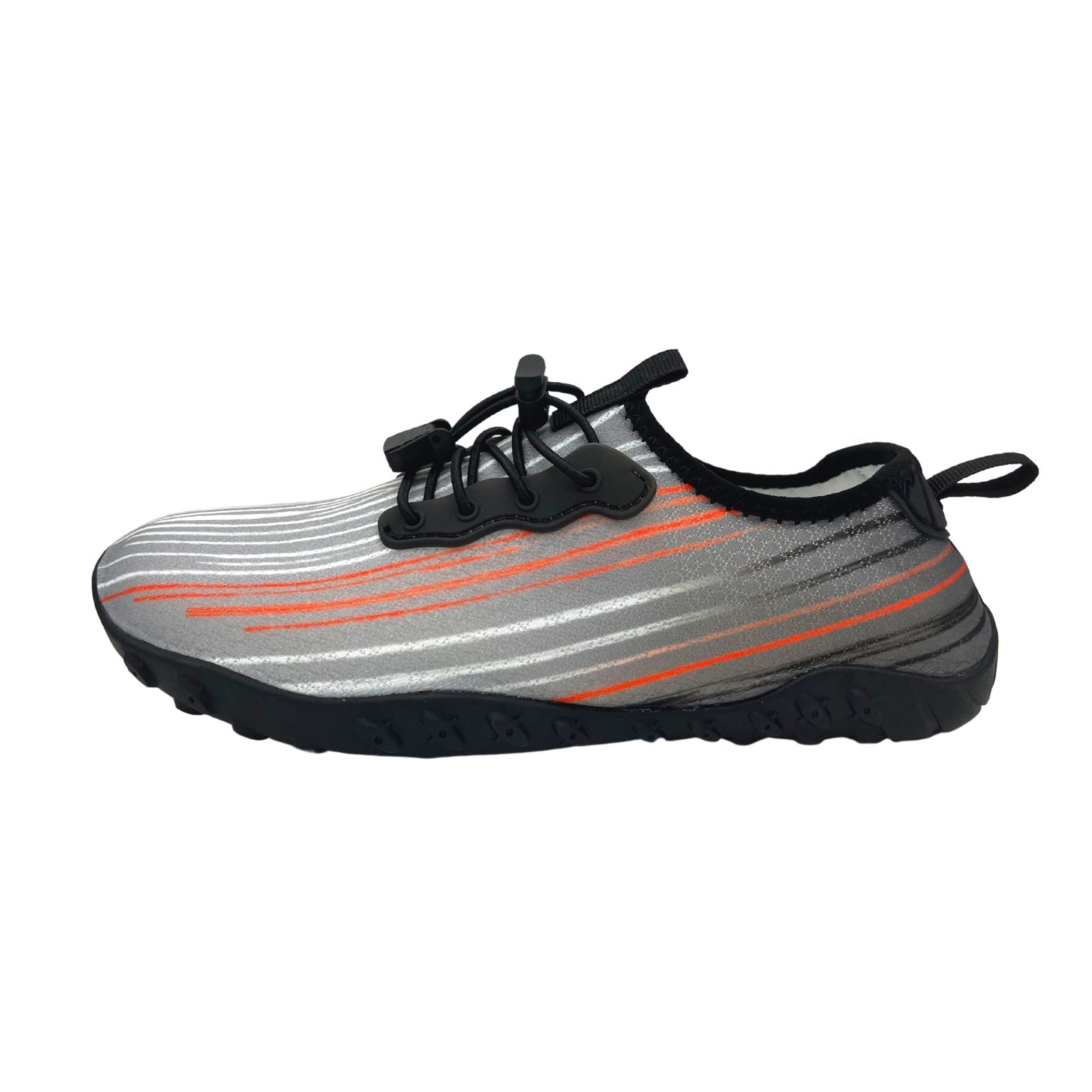 Water Shoes for Men and Women Soft Breathable Slip-on Aqua Shoes Aqua Socks for Swim Beach Pool Surf Yoga (Grey Size US 9.5) 8