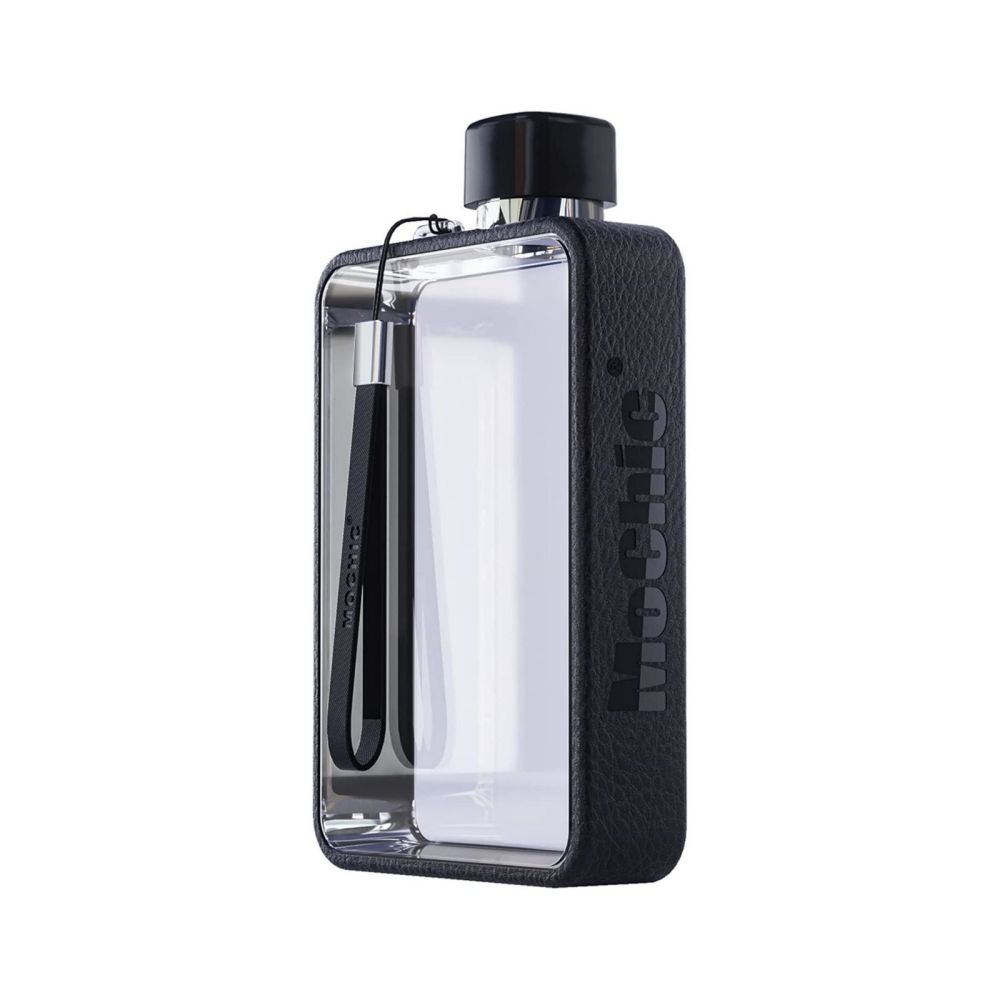 A5 Flat Water Bottle for Warm Drink ( Black ) 7