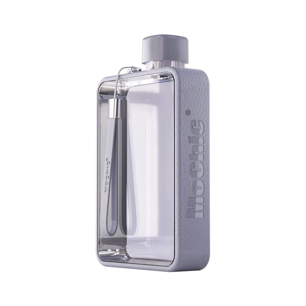 A5 Flat Water Bottle for Warm Drink ( Gray ) 4