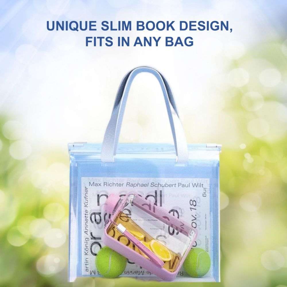 A5 Flat Water Bottle for Warm Drink ( Pink ) 10