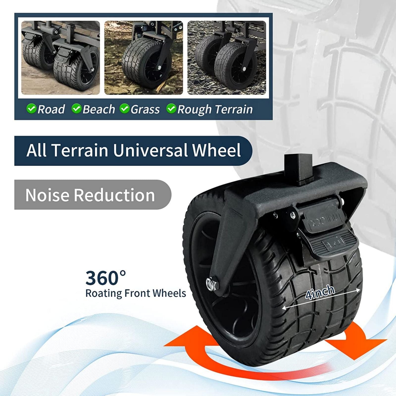 Folding Cart Small Black 9