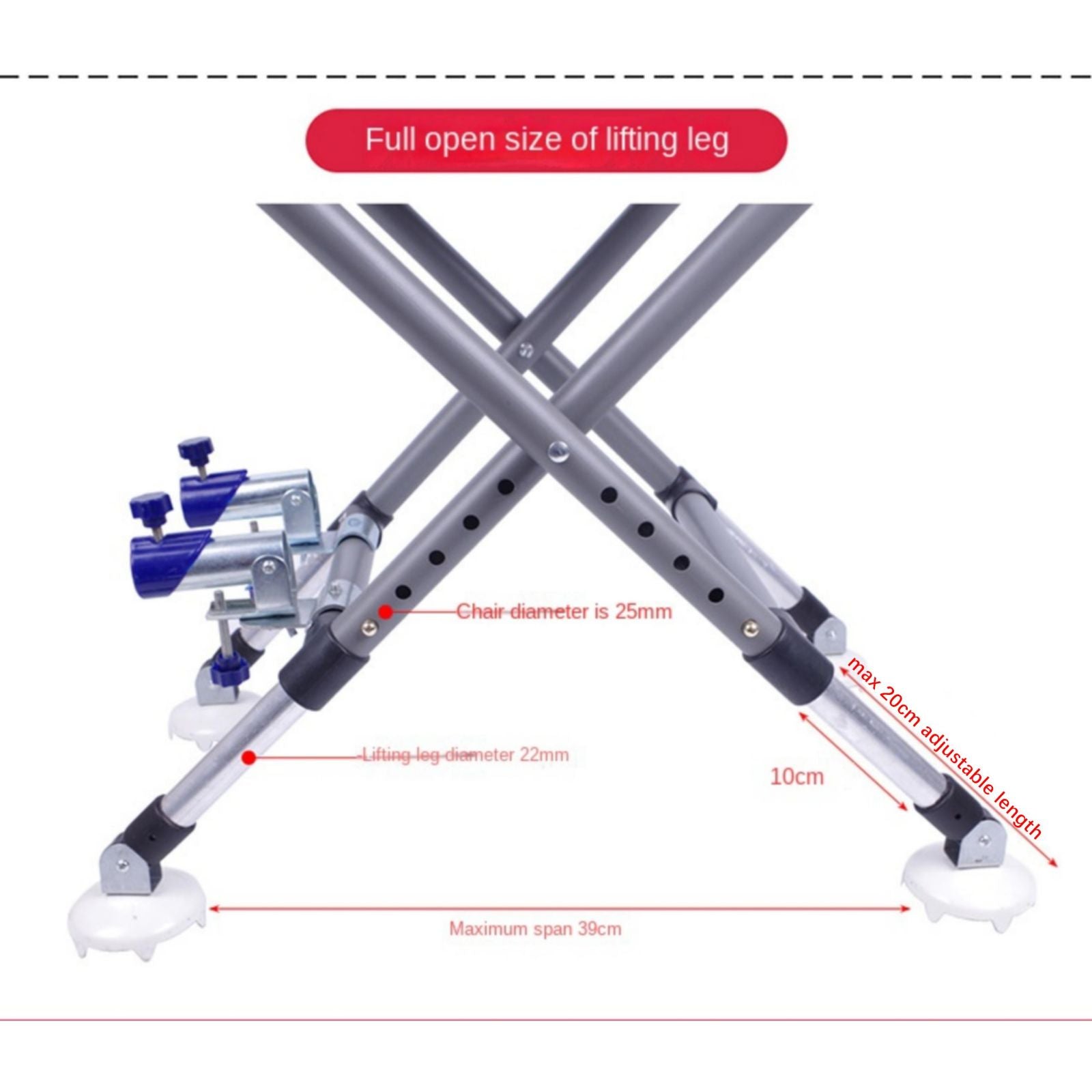 Fishing Chair With Aluminum Alloy For All-Terrains Portable Multifunctional Folding Adjustable Reclining Chair With Hind Legs 10