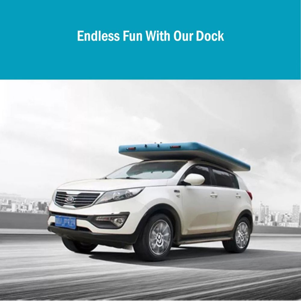 Inflatable Floating Fishing Dock Platform For Adults And Children - Standard Version 6