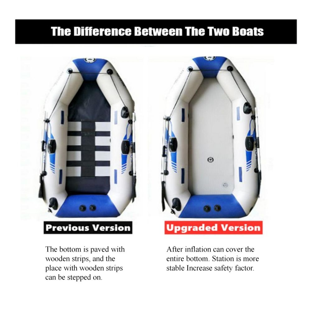 2.3M Inflatable Boat Laminated Wear Resistant Fishing Boat 7