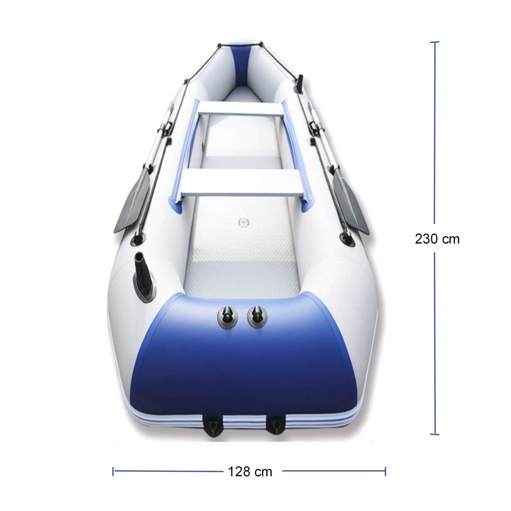 2.3M Inflatable Boat Laminated Wear Resistant Fishing Boat 3