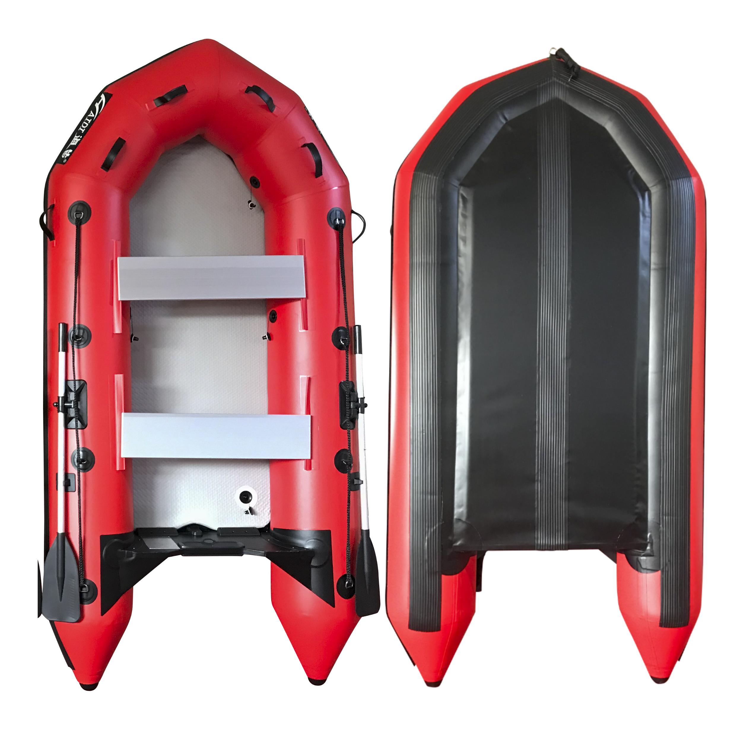 3.6m Inflatable Dinghy Boat Tender Pontoon Rescue- Red 6