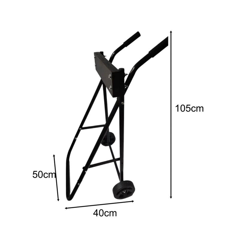 Outboard Boat Motor Stand Carrier Cart Engine Stand Multi Purpose Easy to Use Sturdy Support,Trolley for Storage Maintenance 3