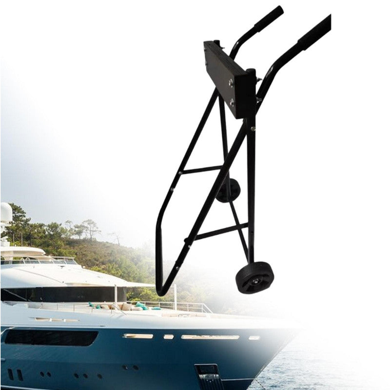 Outboard Boat Motor Stand Carrier Cart Engine Stand Multi Purpose Easy to Use Sturdy Support,Trolley for Storage Maintenance 4