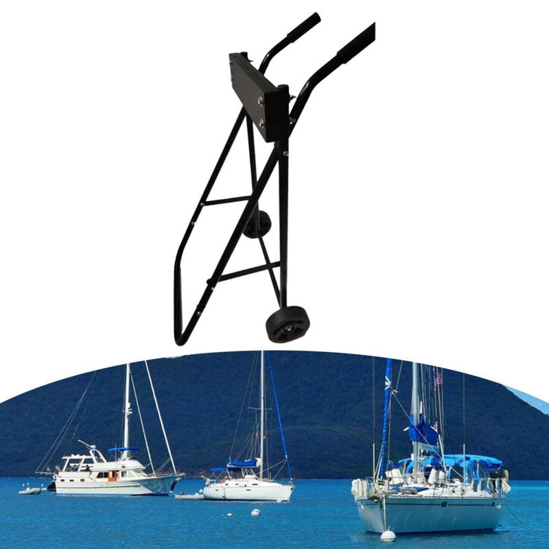 Outboard Boat Motor Stand Carrier Cart Engine Stand Multi Purpose Easy to Use Sturdy Support,Trolley for Storage Maintenance 5