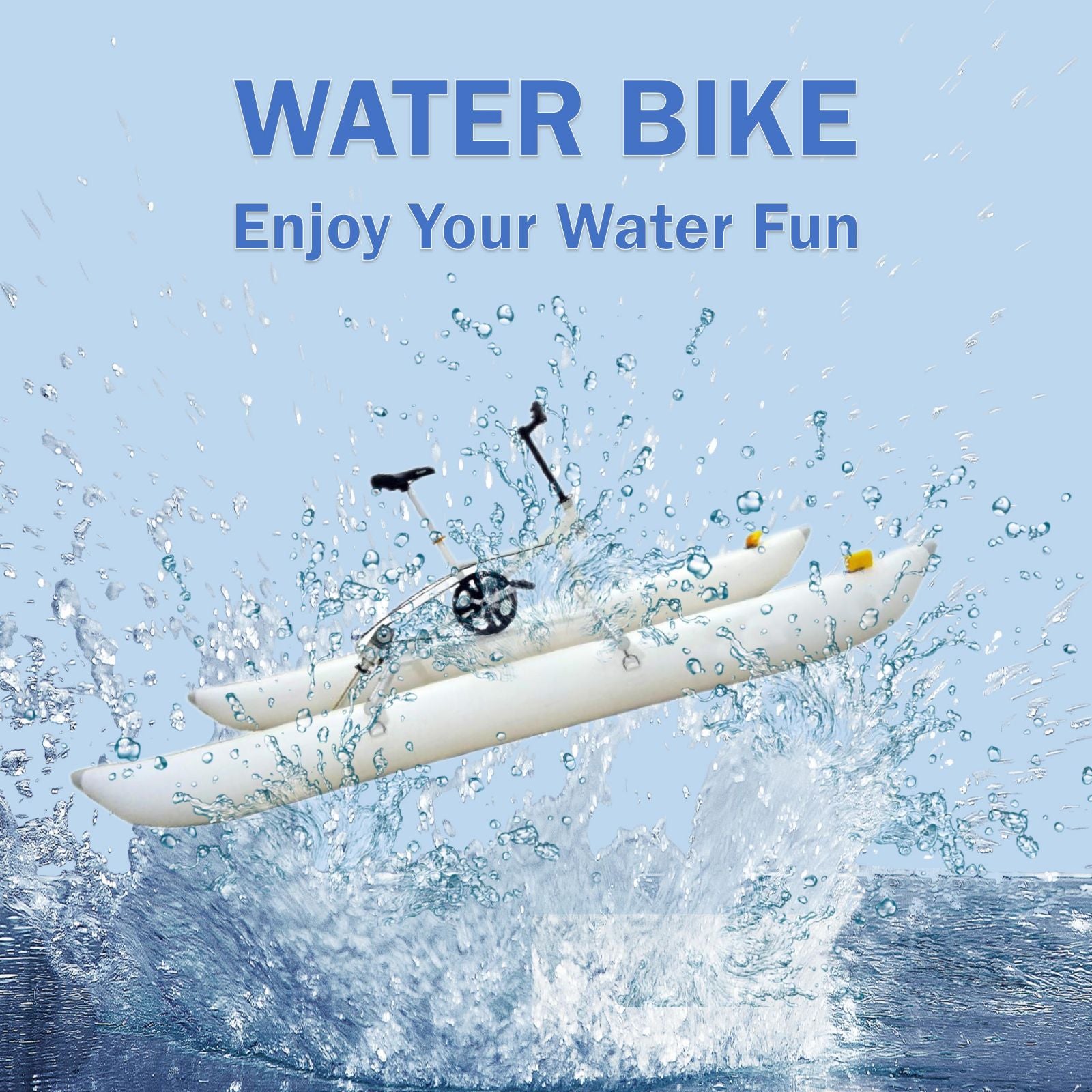 Inflatable Water Bike For Water Sport Portable Yacht Kayak Boatbike 3