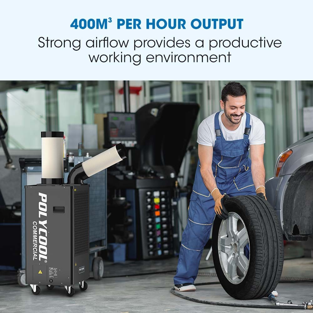 POLYCOOL 2.7kW Portable Industrial Spot Cooler 4