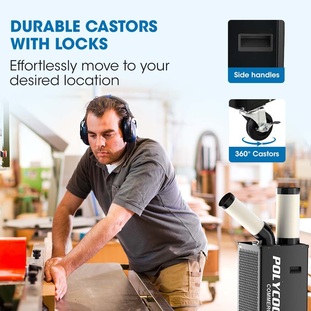 POLYCOOL 2.7kW Portable Industrial Spot Cooler 6