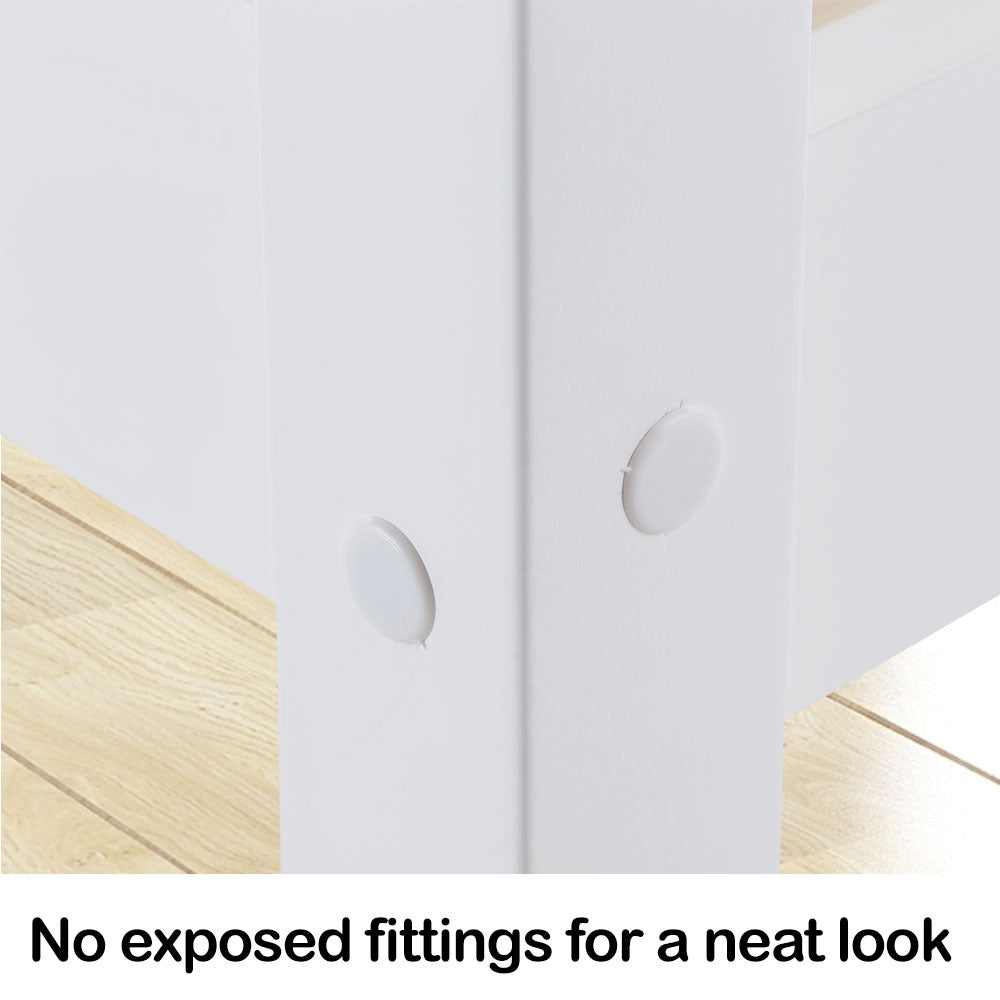 KINGSTON SLUMBER Single Wooden Bed Frame, Bedroom Furniture for Kids and Adults 5