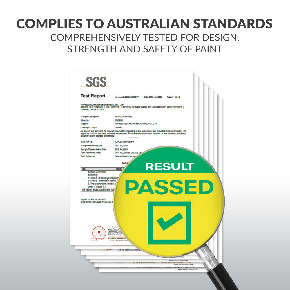 KINGSTON SLUMBER Single Bunk Bed Frame, Solid Pine 2-in-1 Modular Design, Converts to 2 Single Beds, For Kids, Grey 11