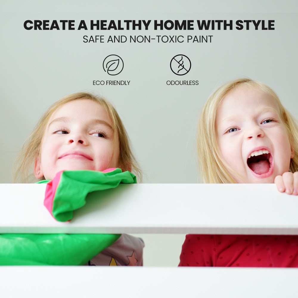 KINGSTON SLUMBER Wooden Kids Single Loft Bed Frame with Desk - White 6