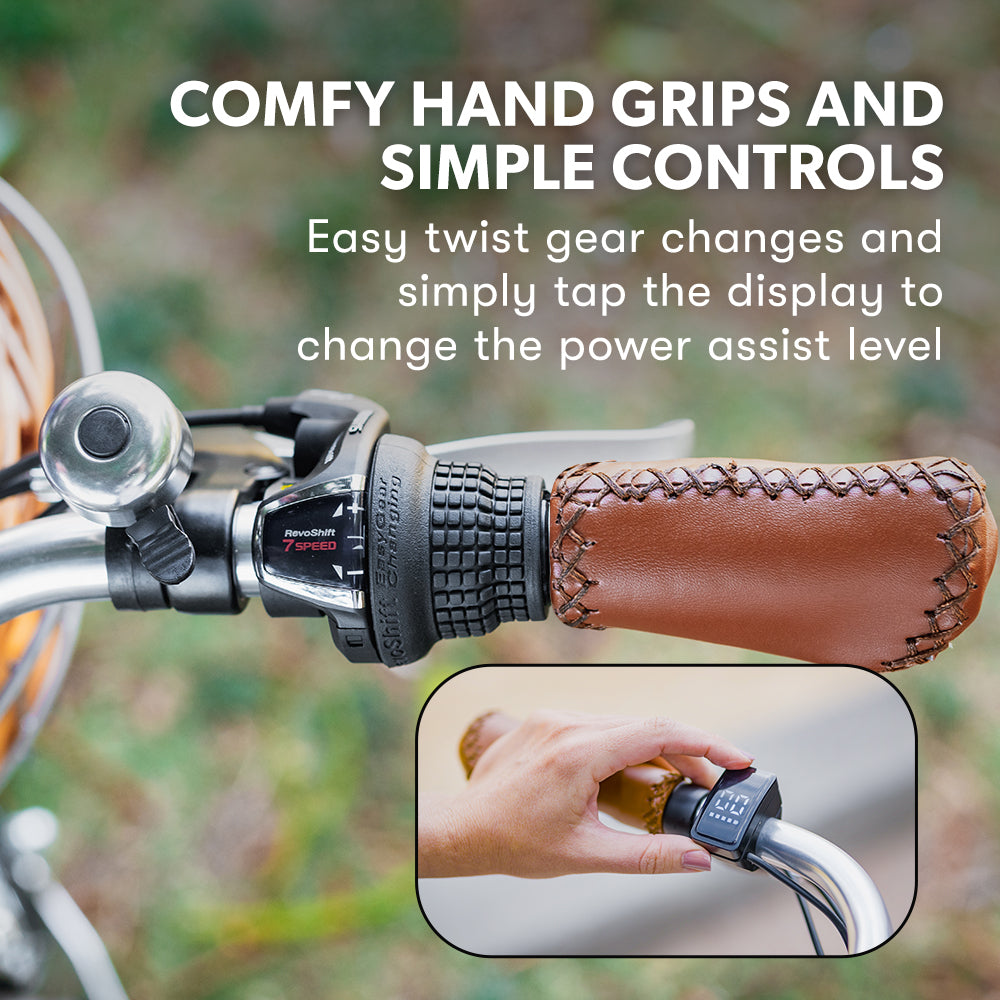 Valk Laneway 5 Vintage Electric Bike, Torque Sensor equipped eBike, Medium, Black 8