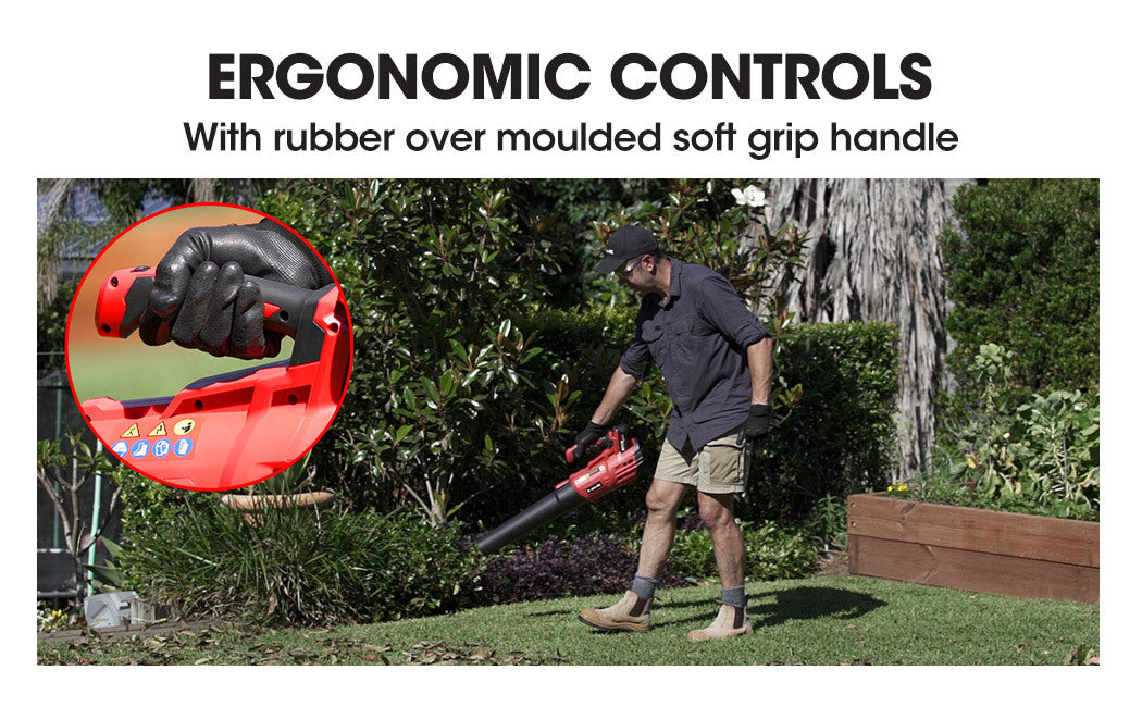 Baumr-AG 20V Lithium Cordless Leaf Blower Electric Hand-held Garden Tool 8