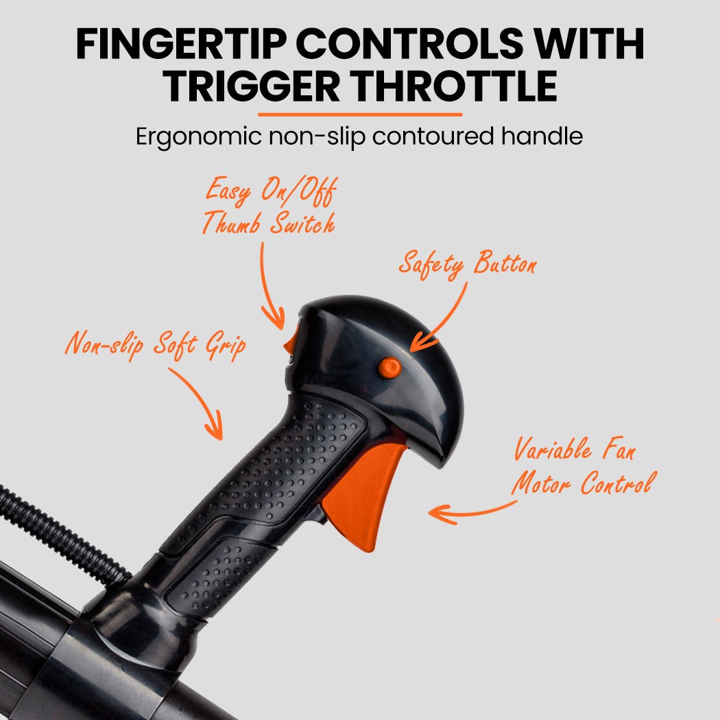 MTM 30CC Backpack Petrol Leaf Blower 2 Stroke Commercial Garden Yard Outdoor 4