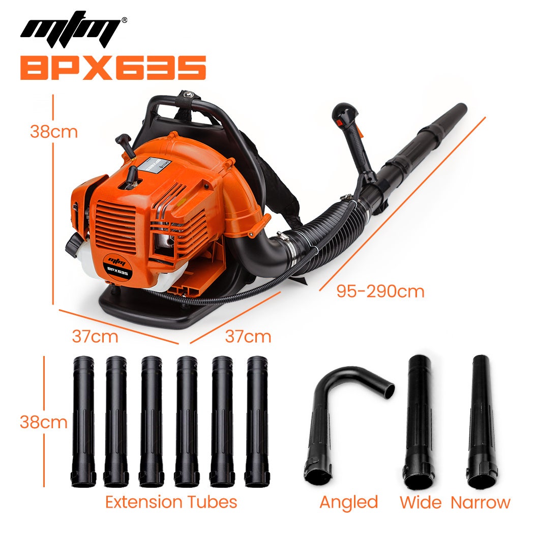 MTM 30CC Backpack Petrol Leaf Blower Yard Garden Commercial Outdoor 9