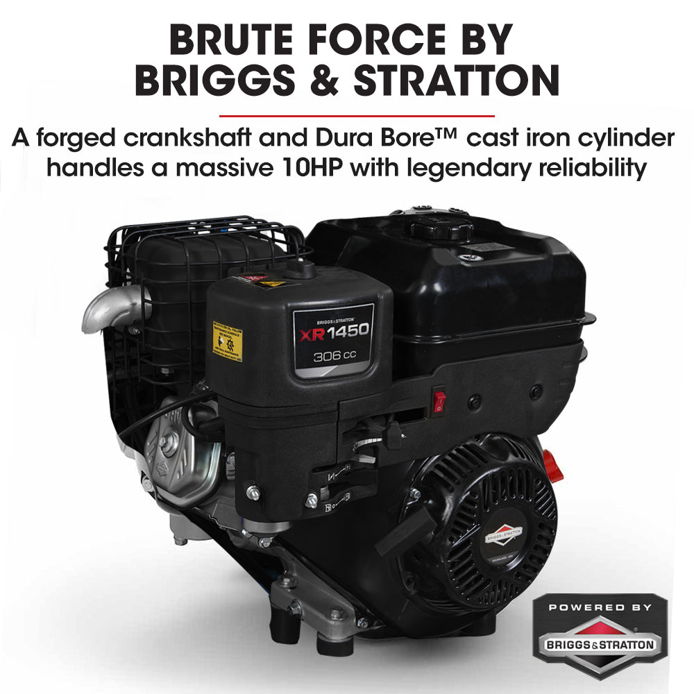 BAUMR-AG 10HP Wheelbarrow Dumper Motorised Ride On Wheel Borrow, 306CC Petrol Engine 500kg Capacity 3