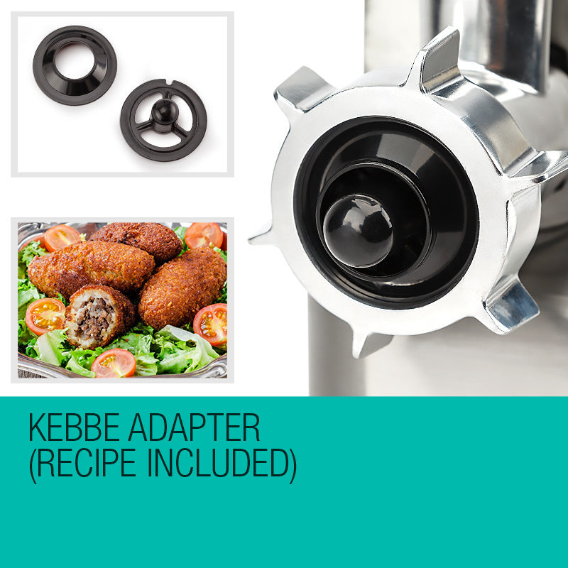 EuroChef Meat Grinder Electric Mincer Sausage Filler Kebbe Maker 3