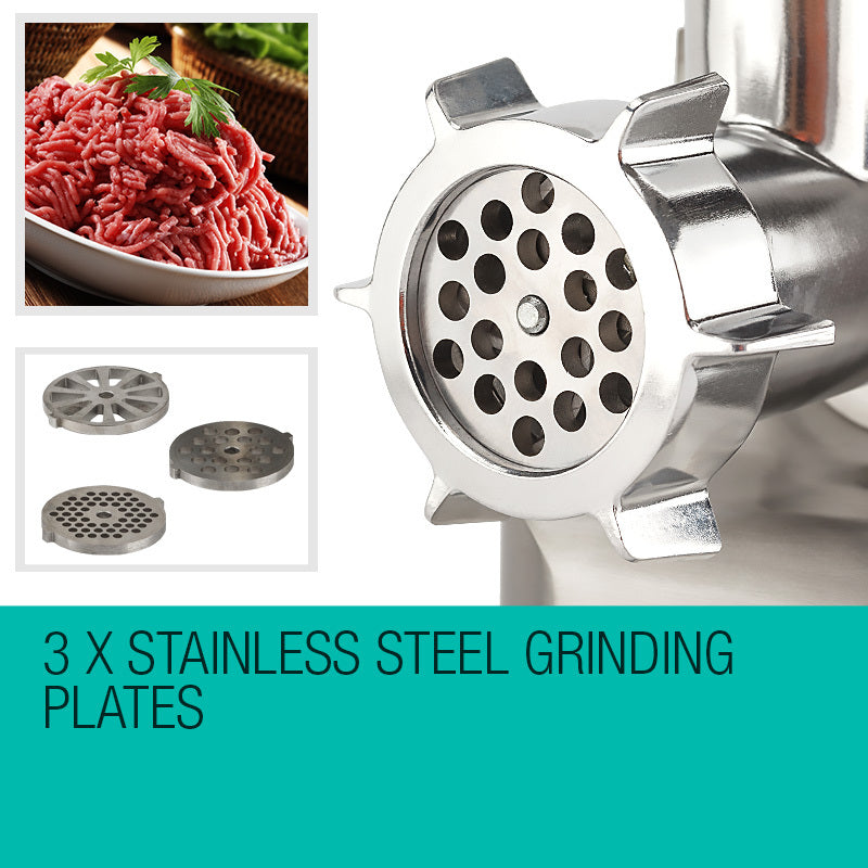 EuroChef Meat Grinder Electric Mincer Sausage Filler Kebbe Maker 6