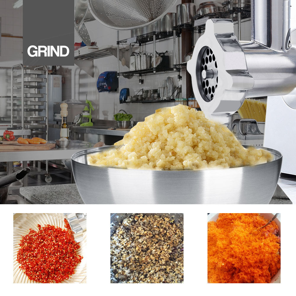 EUROCHEF Meat Grinder Mincer Food Commercial Electric Machine Chopper Shredder 8
