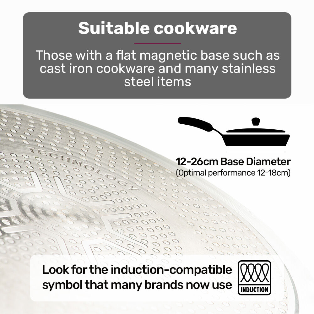 EUROCHEF Induction Cooktop, 2000W, 9 Heat Levels, Fast Electric Portable Cooker, Touch Controls 11