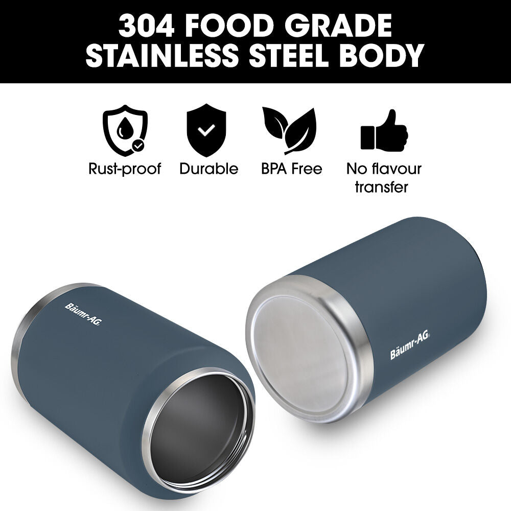 Baumr-AG 3.8L Double Wall Insulated Stainless Steel Water Bottle, Drink Jug with Handle, Blue 4