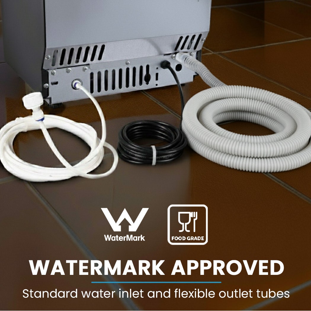 POLYCOOL Commercial Ice Maker Machine, up to 35kg/24hr, Timer & Self Cleaning Programs 8