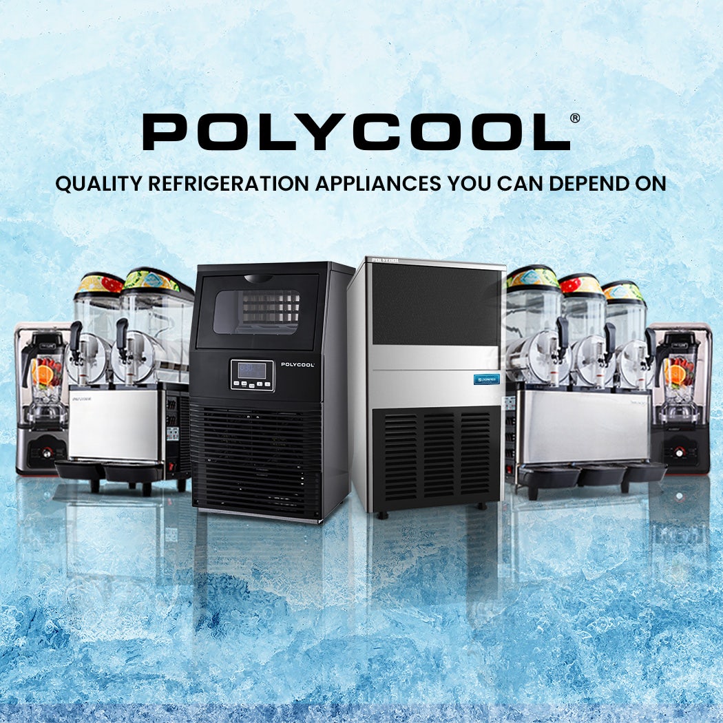 POLYCOOL Commercial Ice Maker Machine, up to 35kg/24hr, Timer & Self Cleaning Programs 11