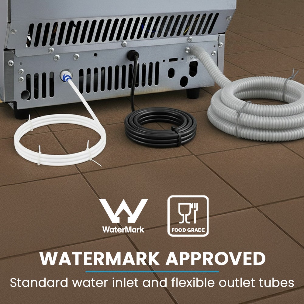 POLYCOOL Commercial Ice Maker Machine, up to 45kg/24hr, Timer & Self Cleaning Programs 8