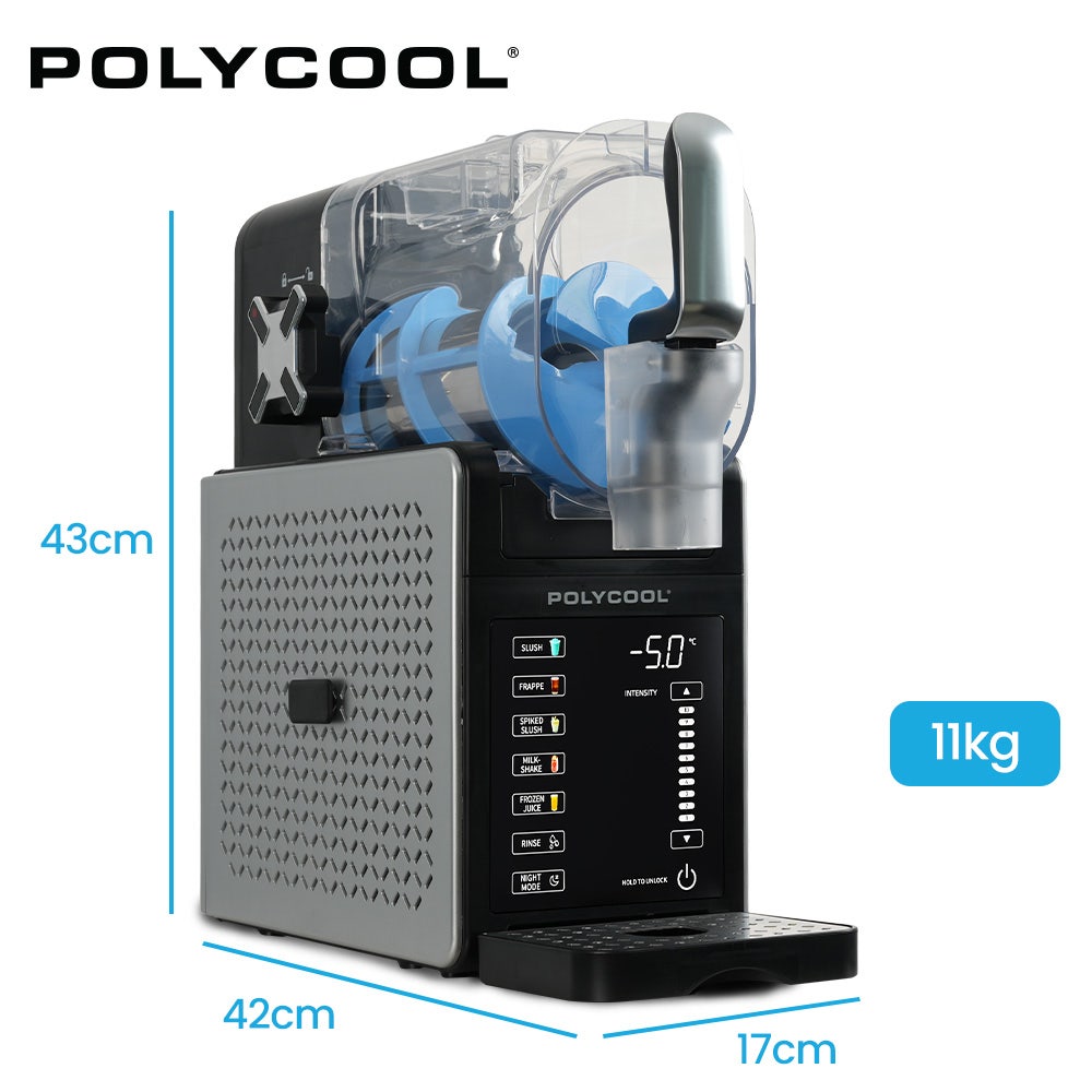 POLYCOOL 3L Slushie Frozen Drink Maker, Home Slush Machine, Fast Chilling, Easy Digital Controls 6