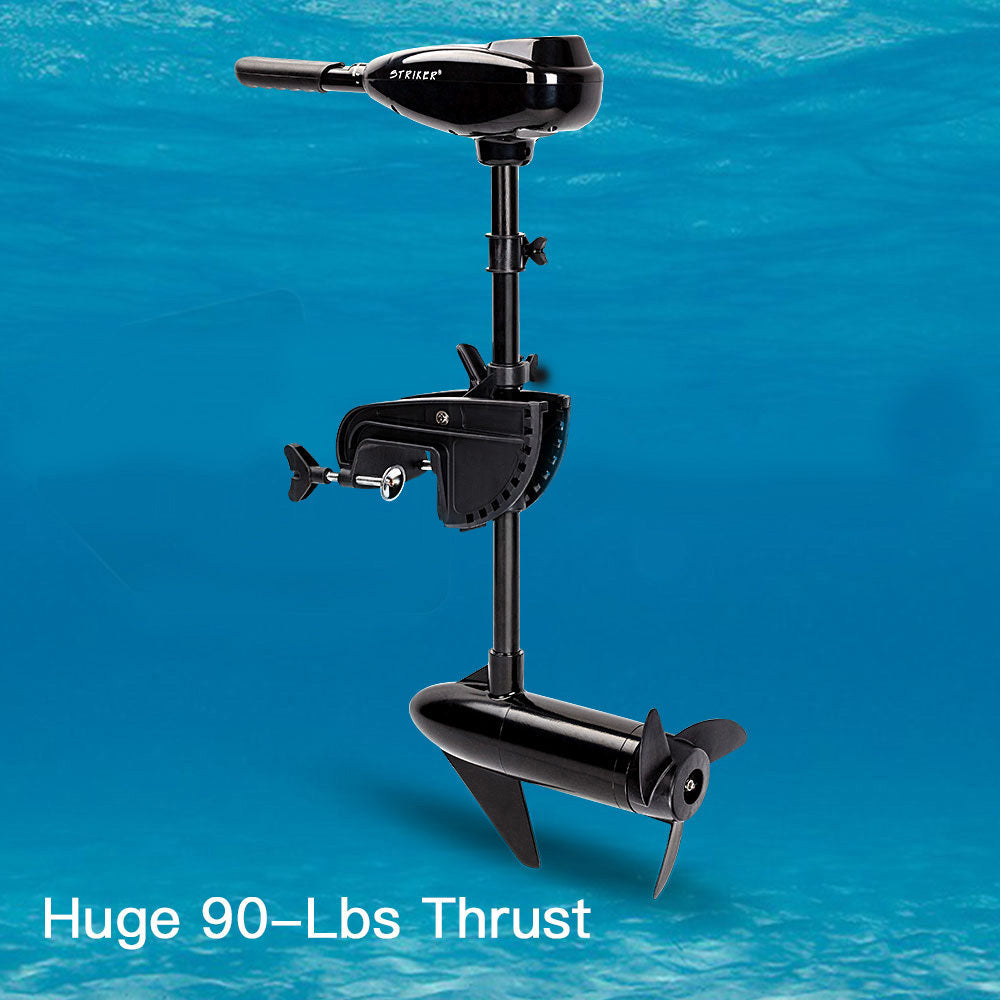 Striker 90LBS Electric Trolling Motor Inflatable Boat Outboard Fishing Marine 4