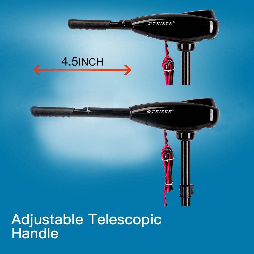 Striker 45 LBS Electric Trolling Motor Inflatable Boat Outboard Engine Fishing Marine 7