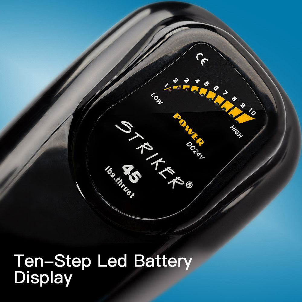 Striker 45 LBS Electric Trolling Motor Inflatable Boat Outboard Engine Fishing Marine 8