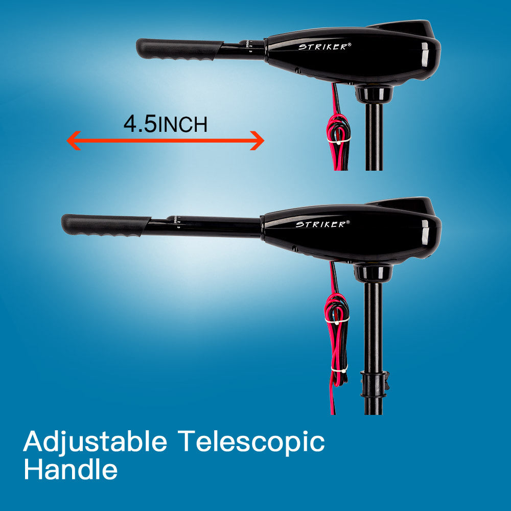 Striker 60LBS Electric Trolling Motor Inflatable Boat Fishing Marine Outboard Engine 6