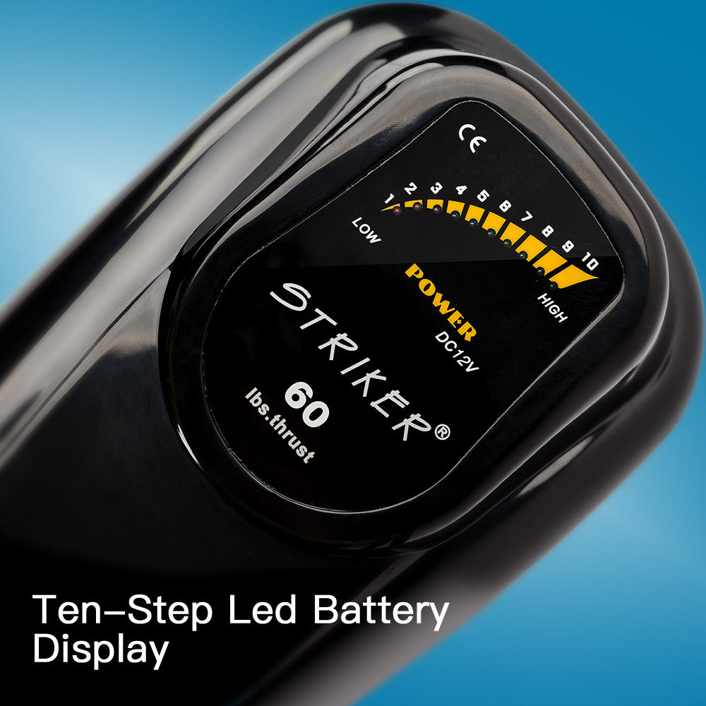 Striker 60LBS Electric Trolling Motor Inflatable Boat Fishing Marine Outboard Engine 7