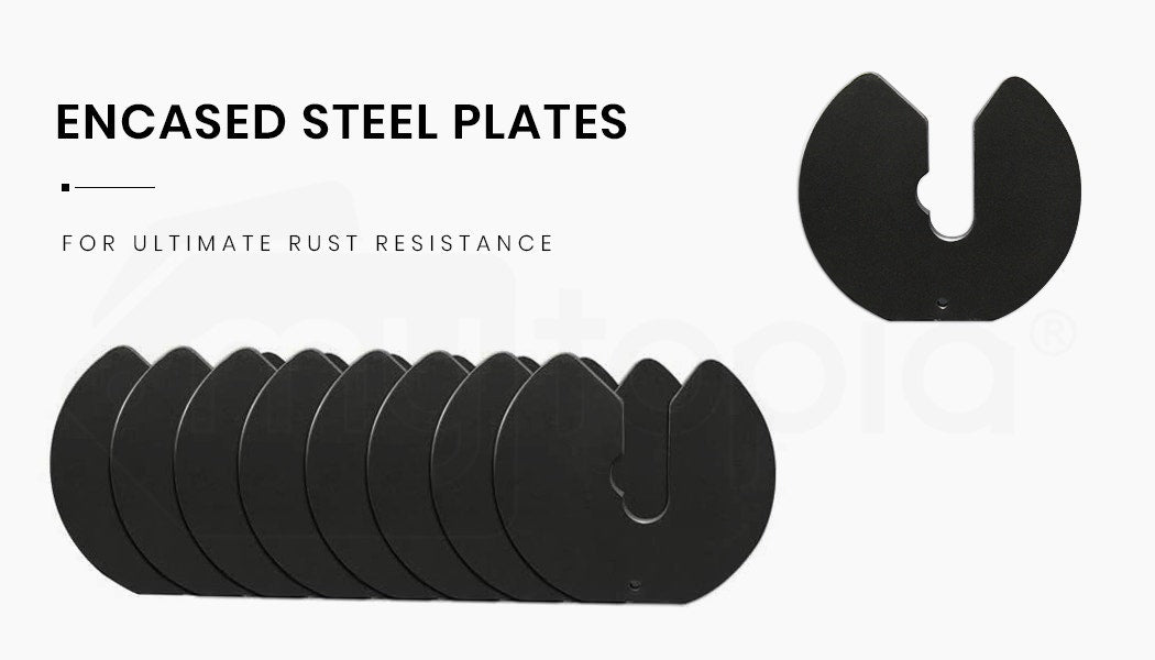 ATIVAFIT 2x Adjustable Dumbbell Set Weights Dumbbells Home Gym Interchangeable 8