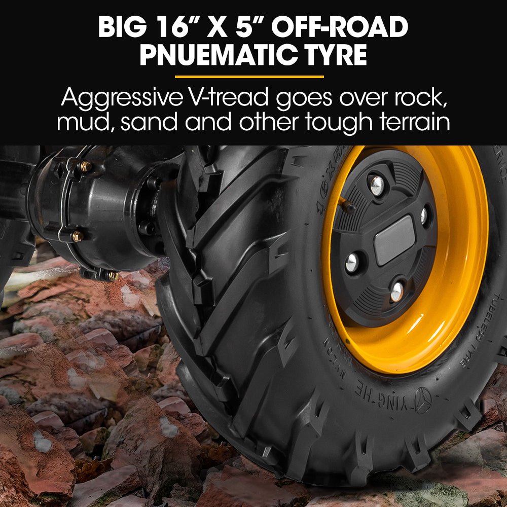 Baumr-AG 40V Battery Powered Material Handling Dumper Wheelbarrow Motorised Electric, 300kg Capacity 5