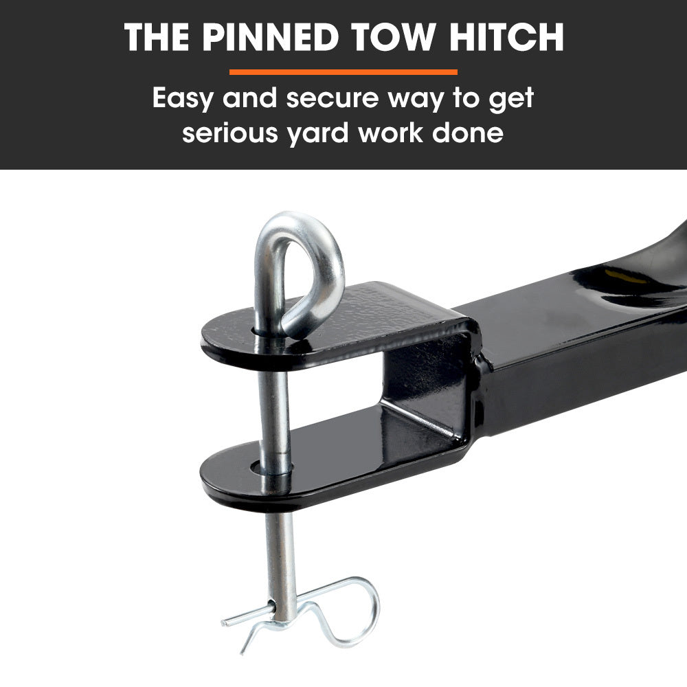 PlantCraft Poly Dump Cart, 272kg Load Heavy Duty Tipper Trailer, 16-inch Tyres, for Ride-on Lawn Mower Tractor, ATV, Quad Bike 8